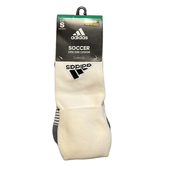 🌟NWT🌟 3 Pairs Adidas Soccer Socks Youth S (13C-4Y) - Picture 5 of 14